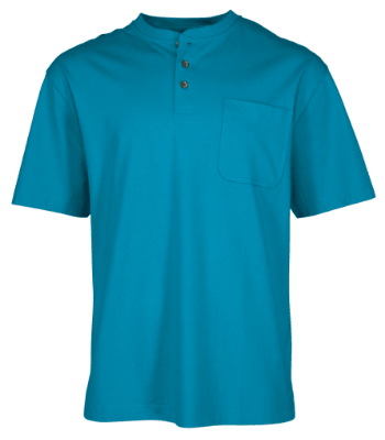 RedHead men’s Henley Pocket Short-Sleeve Shirt