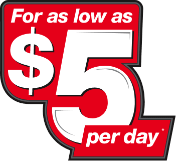 AS Low as $5 per day