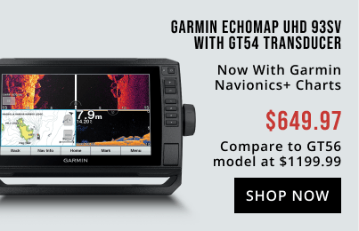 Garmin ECHOMAP UHD 93sv with GT54 Transducer