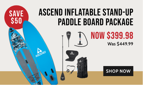 Ascend Inflatable Stand-Up
                        Paddle Board Package