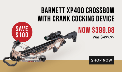 Barnett XP400 Crossbow
                        with Crank Cocking Device