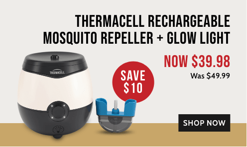 Thermacell Rechargeable
                        Mosquito Repeller + Glow Light