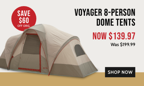 Voyager 8-Person
                        Dome Tents