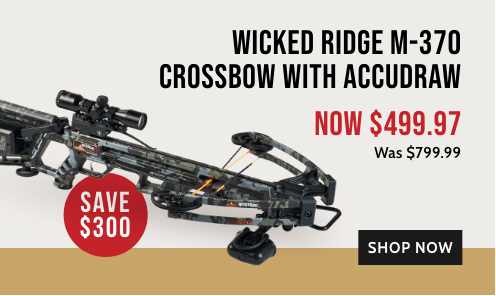 Wicked Ridge M-370
                        Crossbow with ACCUdraw