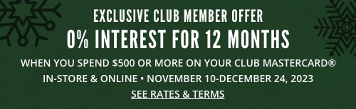Click to Learn about CLUB 0% Interest