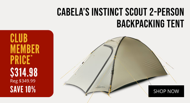 Cabela's Instinct Scout 2-Person Backpacking Tent