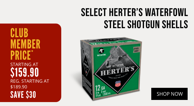 Select Herter's Waterfowl Steel Shotgun Shells