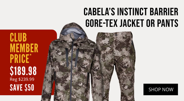 Cabela's Instinct Barrier Gore-Tex Pants for Men