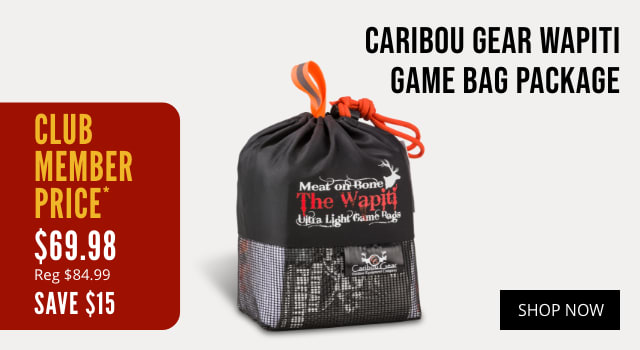 Caribou Gear Wapiti Game Bag Package