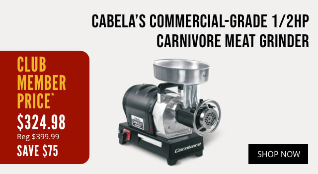 Cabela's Commercial-Grade Carnivore Meat Grinders