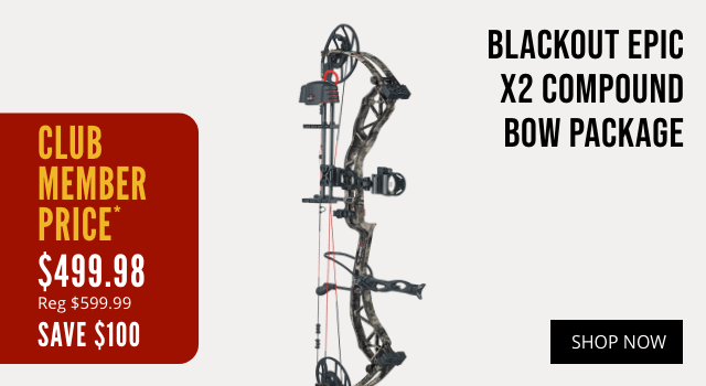 BlackOut Epic X2 Compound Bow Package
