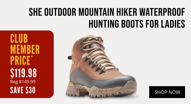 SHE Outdoor Mountain Hiker Waterproof Hunting Boots for Ladies