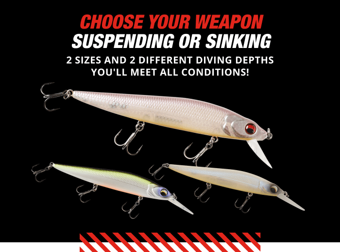 Shop all staredown jerkbaits