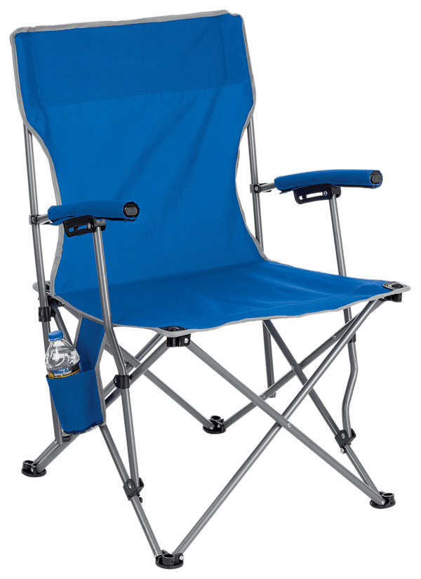 Folding Hard Arm Camp Chair - Blue