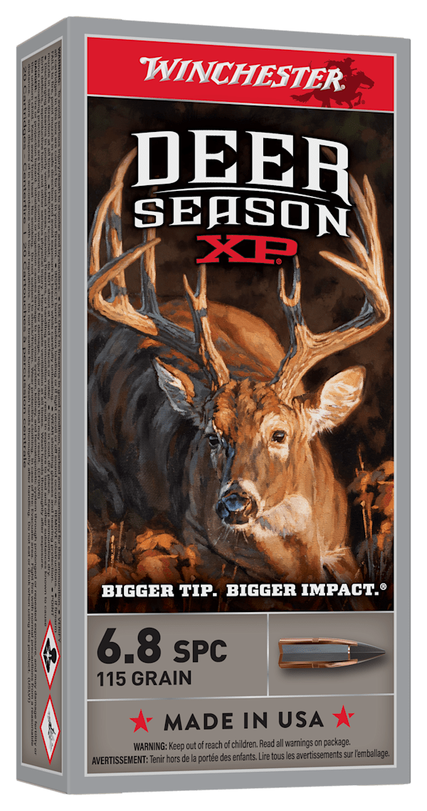 Winchester Deer Season XP 6.8mm SPC 115 Grain Centerfire Rifle Ammo