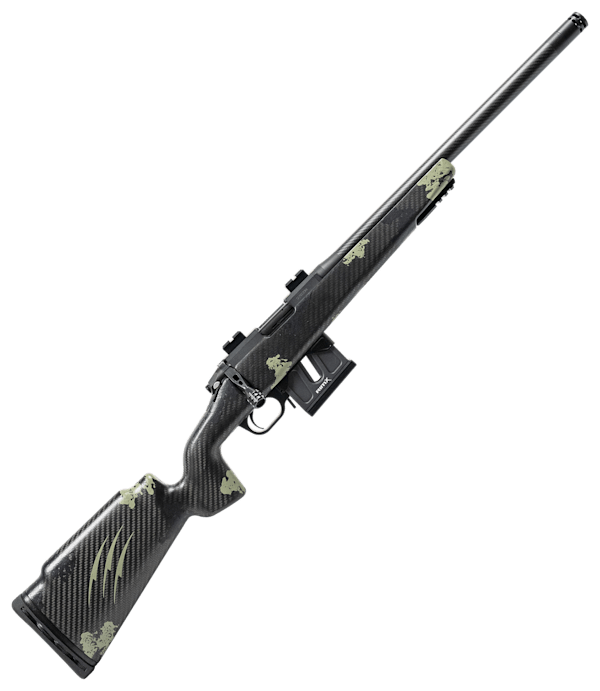 Fierce Firearms Carbon Razor Bolt-Action Rimfire Rifle - .17 HMR - Black and Gray