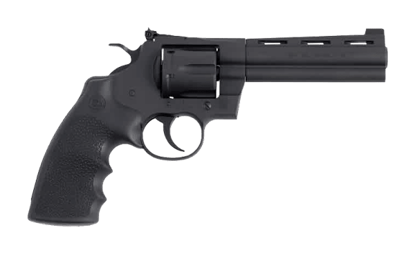 Colt Matte Blued Python 5" DA/SA Revolver with Hogue OverMolded Grips