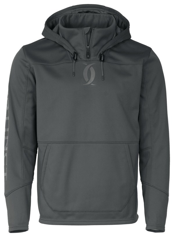 Cabela's Instinct Logo Quarter-Zip Hoodie for Men - Flint - 2XL