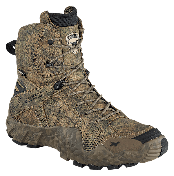 Irish Setter VaprTrek Camo Leather Waterproof Hunting Boots for Men - 11.5M
