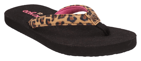 Cobian Lil' Fiesta Sandals for Kids - Leopard - 4M