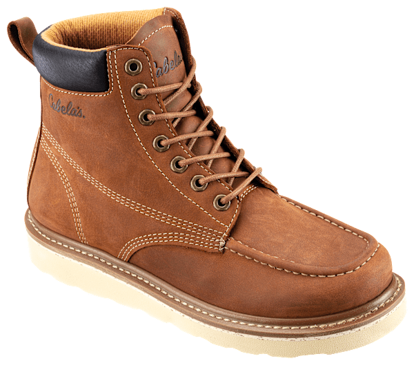 Cabela's Roughneck Wedge Work Boots for Men - Tan - 9.5M