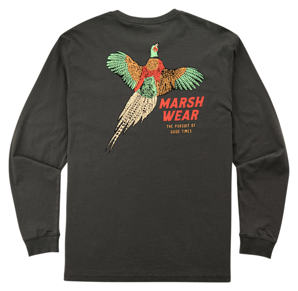 Marsh Wear Pheasant Long-Sleeve Shirt for Men - Ash - L