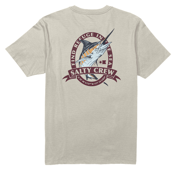 Salty Crew Bill Club Short-Sleeve T-Shirt for Men - Bone - S