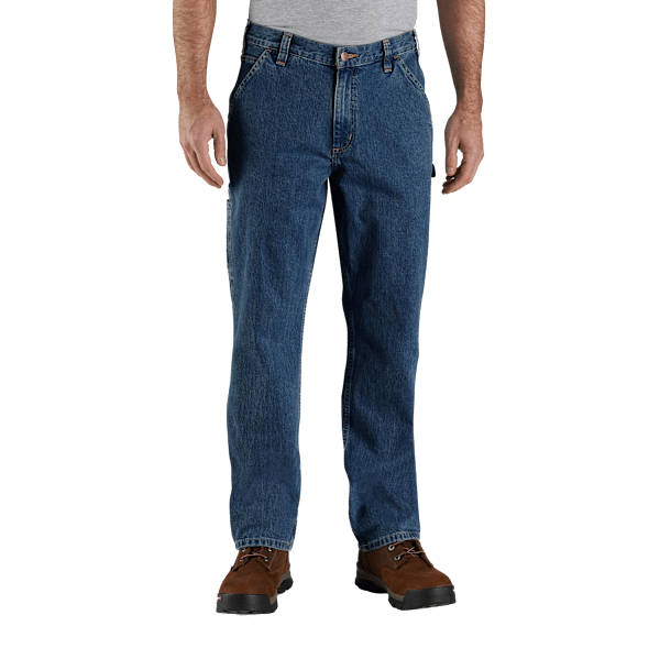 Carhartt Loose Straight Denim Dungarees - Canal - 34x30