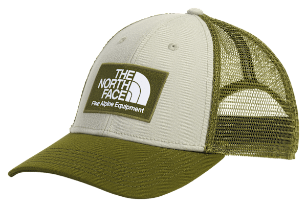 The North Face Mudder Trucker Logo Cap - Clay Grey/Forest Olive