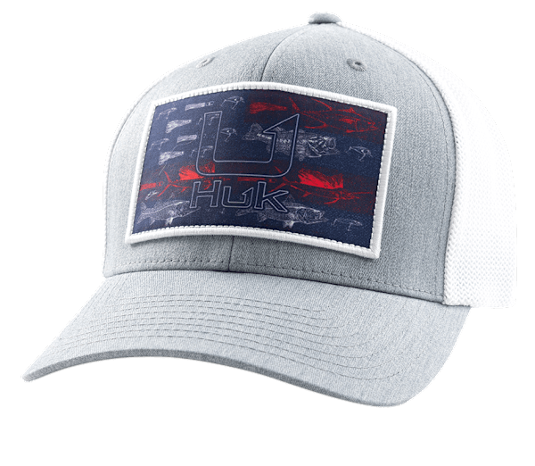 Huk KC Patch Mesh-Back Snapback Trucker Cap