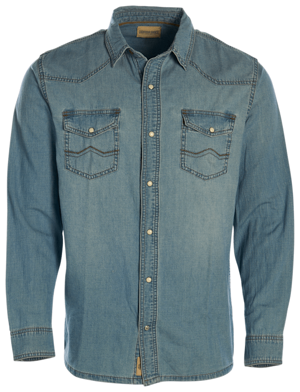 RedHead Ranch Flint Creek Chambray Long-Sleeve Shirt - Light Denim - XL