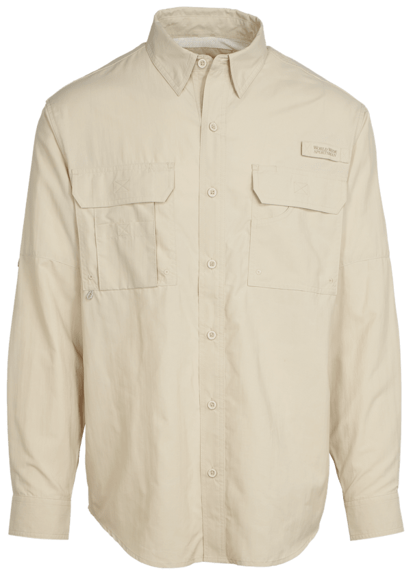 World Wide Sportsman 3D Cool Nylon Angler 2.0 Long-Sleeve Shirt - Peyote - 3XL