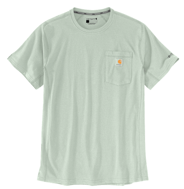 Carhartt Force Relaxed-Fit Midweight Short-Sleeve Pocket T-Shirt - Smoked Teal - XL