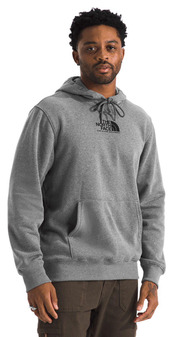 The North Face Fine Alpine Long-Sleeve Hoodie - TNF Medium Grey Heather - S