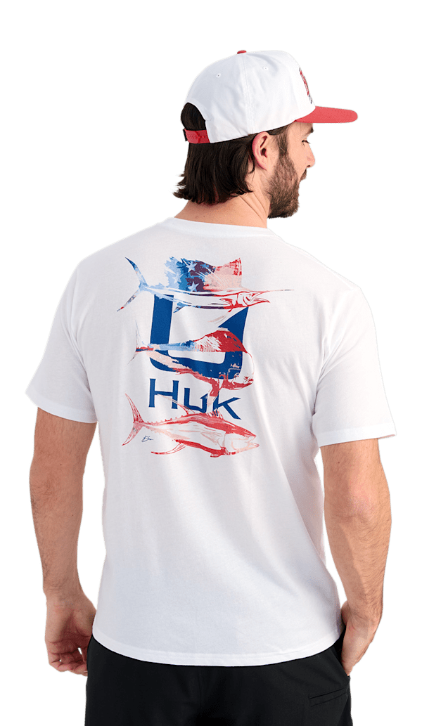Huk KC Southern Slam Short-Sleeve T-Shirt - White - M