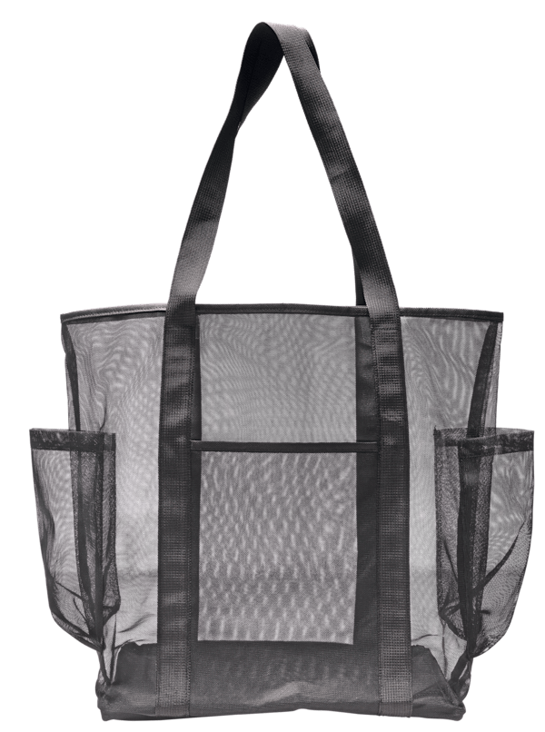 Natural Reflections Mesh Tote Bag - Black