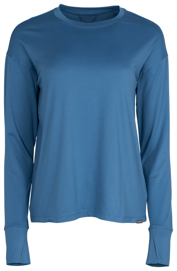 Ascend Evolve Performance Crew Long-Sleeve Shirt - Copen Blue - XXL