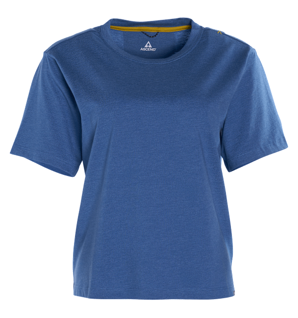 Ascend Filium Short-Sleeve T-Shirt - Copen Blue Heather - L