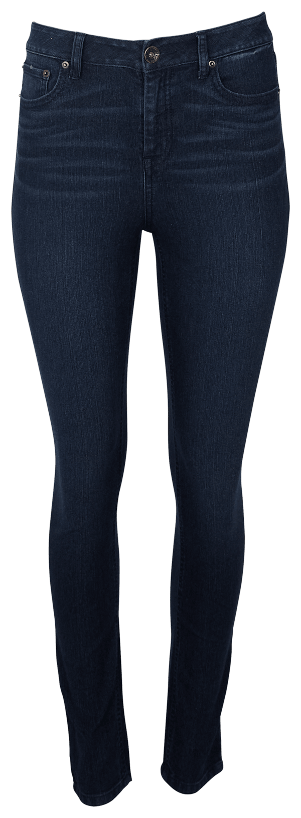 Natural Reflections High-Rise Slim-Leg Jeans - Dark Wash - 2 - Petite