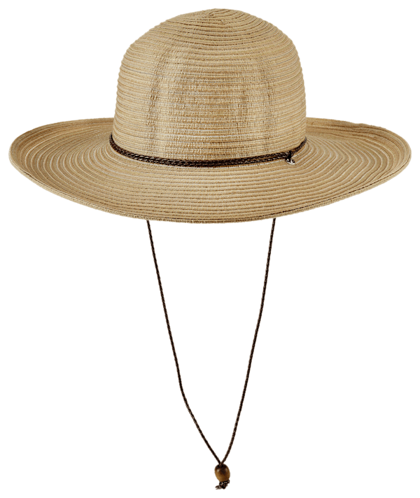 Dorfman Pacific Wide Brim Hat with Chin Cord for Ladies