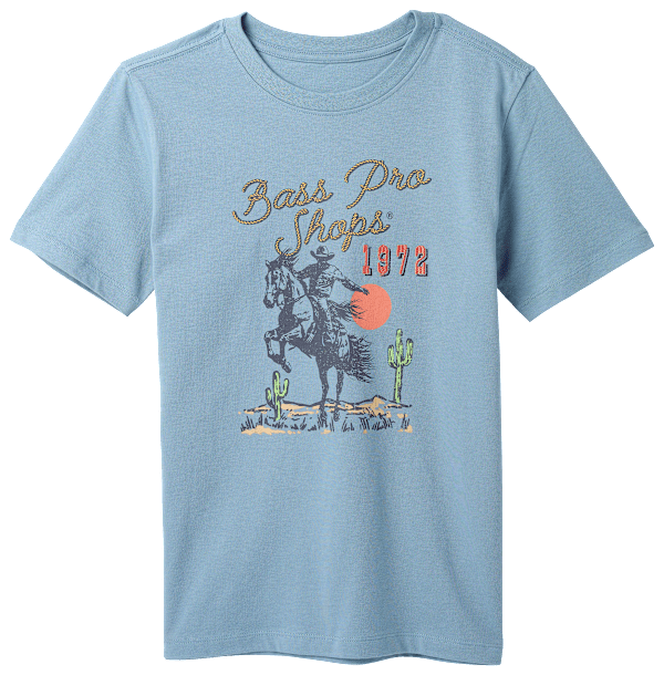 Bass Pro Shops Cowboy Graphic Short-Sleeve T-Shirt for Kids - Citadel - M