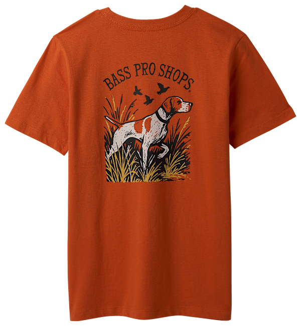 Bass Pro Shops Graphic Short-Sleeve T-Shirt for Kids - Harvest Pumpkin - S
