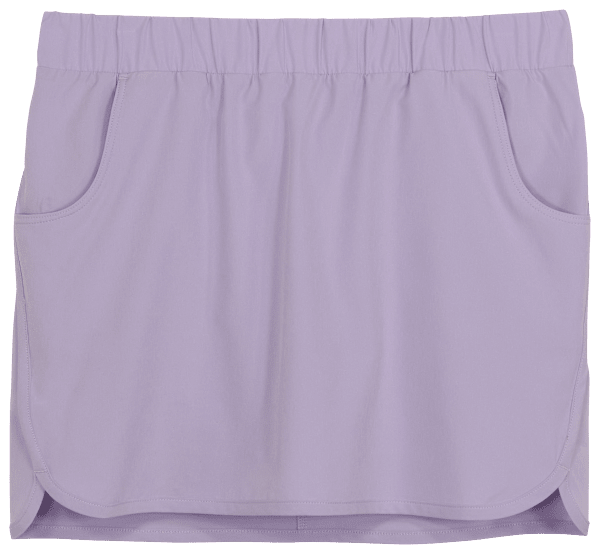 World Wide Sportsman Charter Skort for Kids - Pastel Lilac - S