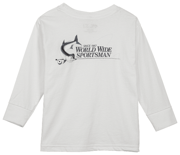 World Wide Sportsman Long-Sleeve T-Shirt for Kids - White - S