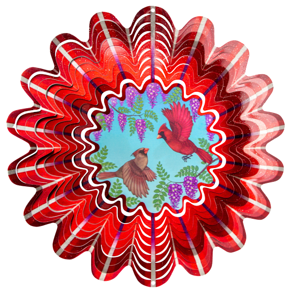 Spinfinity Designs Animated Cardinal Spinner
