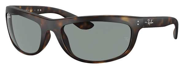 Ray-Ban Balorama RB4089 Glass Sunglasses - Matte Havana/Blue Classic