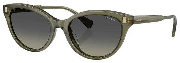 Ralph RA5326U Sunglasses for Ladies - Shiny Opalescent Green/Green Gradient - Medium