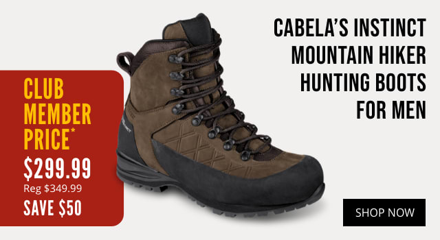Cabela’s Instinct Mountain Hiker Hunting Boots for Men