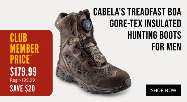 Cabela’s Treadfast BOA GOre-Tex Insulated hunting Boots for Men