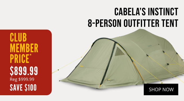 Cabela’s Instinct 8-person Outfitter Tent
